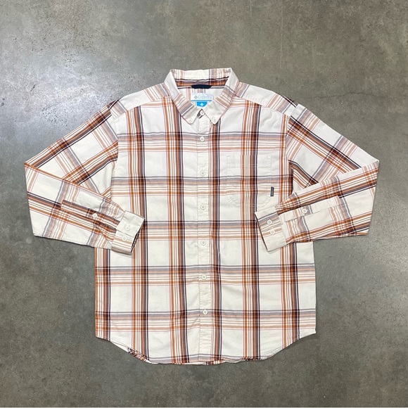 Columbia Long Sleeve Check Plaid Button Front Shirt - Picture 1 of 8